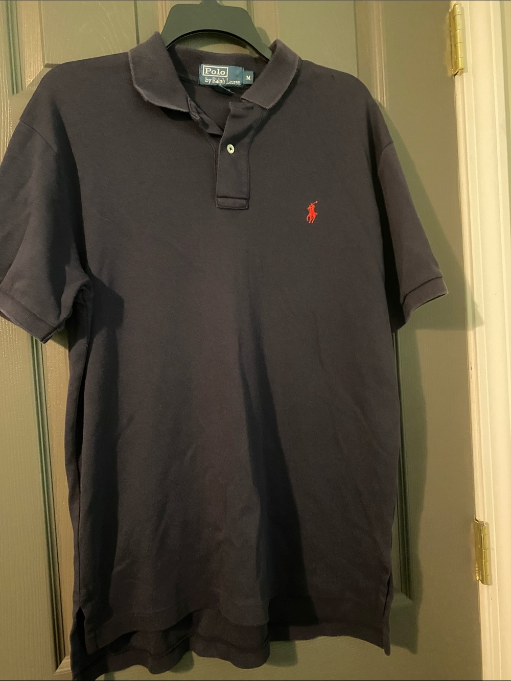 Polo by Ralph Lauren Navy Polo with Red Pony Logo